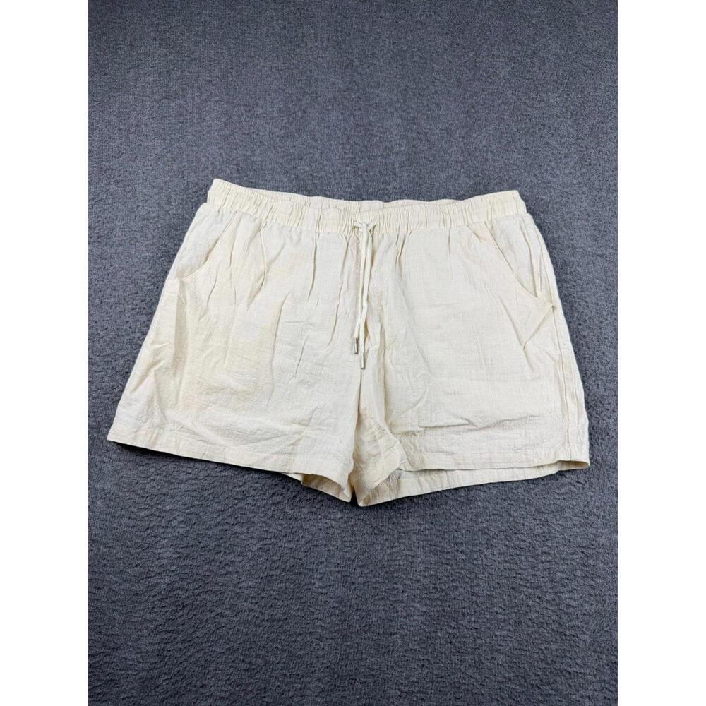 Icon Swim Men's XXL‎ 7" Mid-Rise Mesh Shorts Light Sand Beige Athletic Casual
